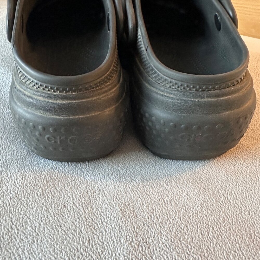 Crocs Stomp Clog Platform Womens 10 Limited Edition‎ Discontinued Platform FLAW - Picture 4 of 8